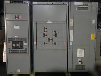 Ge 2000 amp main switchboard 3 section 480/277 volt 