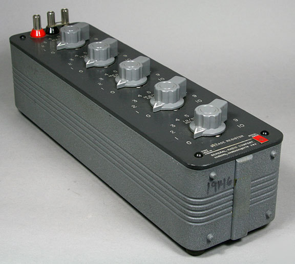 General radio type 1432-m decade resistor