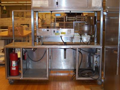 Belshaw doughnut frying system w/ companion equipment