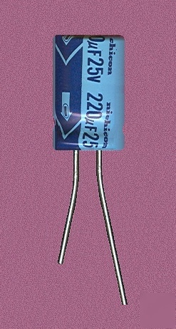 Lot 100 electrolytic capacitors 220 ufd 25 volts 0. 2