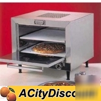 Nemco countertop 120V electric pizza oven 2 stone decks