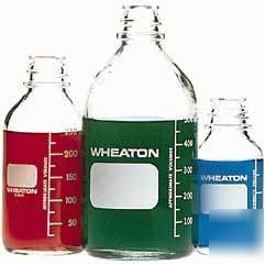 Wheaton media bottles, graduated, wheaton 219815 with
