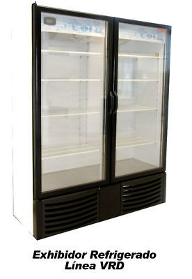 New 2-full door glass display cooler 42CF