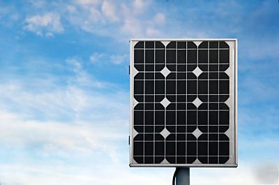 Solar power panels fotovoltaic cells eco green energy 