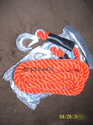 Tow rope 14 foot i deal for boats cars trucks etc