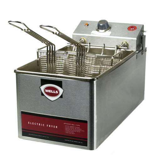 Wells f-14 fryer, electric, countertop, 14 lb. oil capa