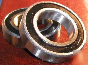 2 quality rolling bearing id/od 6006RS 30MM/55MM/13MM