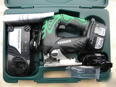 Hitachi CJ18DL jig saw kit, 2 EBM1830 battery 18 volt