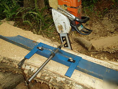 Panther cub mill, chainsaw mill, portable, adjustable 