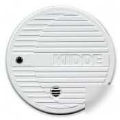 White kidde battery powered fire smoke alarm