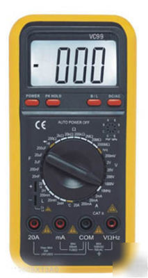 1 digital multimeter capacitance, temp, frequency VC99