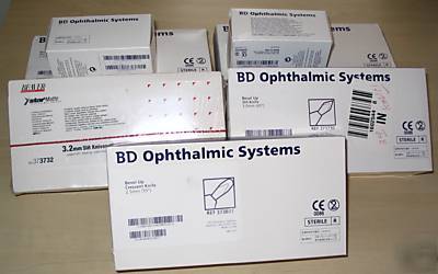 91 units-bd disposable ophthalmic knives and blades