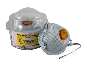 Moldex locker w/4EA. 2800N95 respirators