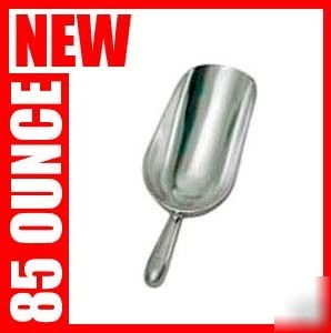 New 85 oz commercial aluminum bar ice dry bin scoop