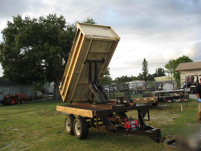 Rayside dump trailer scissor dump 5 ton off road