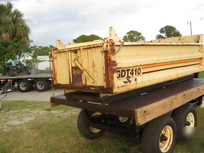 Rayside dump trailer scissor dump 5 ton off road