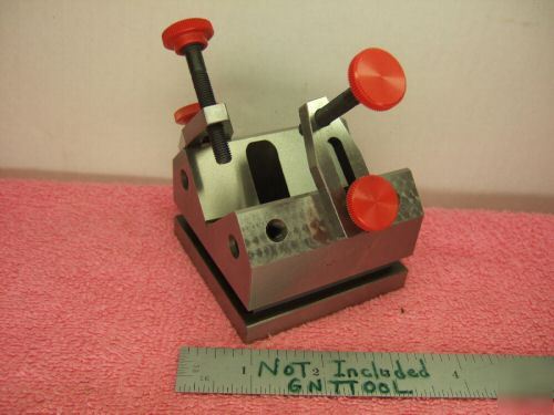  v-block (1) w/clamps xlnt toolmaker a-2 hardened wow 
