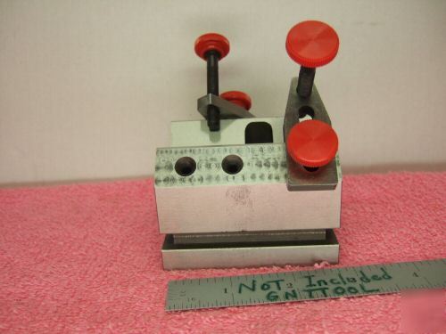  v-block (1) w/clamps xlnt toolmaker a-2 hardened wow 