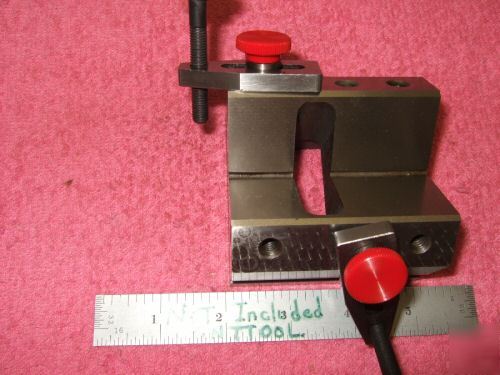  v-block (1) w/clamps xlnt toolmaker a-2 hardened wow 