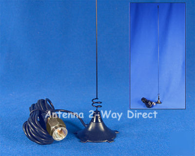 Dual band antenna mini magnet mount sma