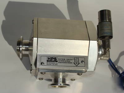 Hps varian-type vacuum sentry valve for pump, chamber