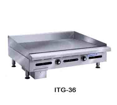 Imperial itg-24 griddle, countertop, gas, 24