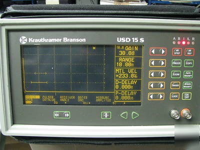 Krautkramer branson USD15S/a ultrasonic test system