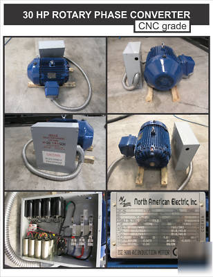 30 hp rotary phase converter - cnc grade