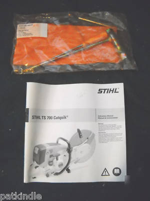 New stihl ts 700 cutquik saw complete runs like a one