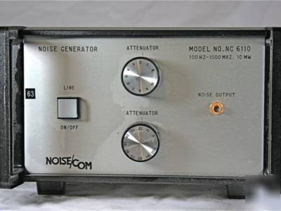 Noisecom NC6110 white gaussian noise generator, 100HZ-1