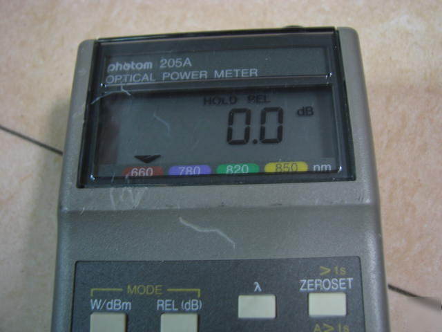 Photom 205A optical power meter 660 780 820 850NM