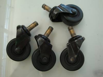 Set of 4 herman miller casters for eames chairs