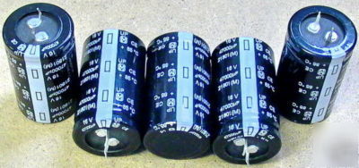 *lot of 5* aluminum electrolytic capacitors 47000UF 16V