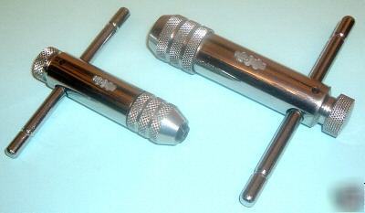 2 short ratchet tap wrench holder holders