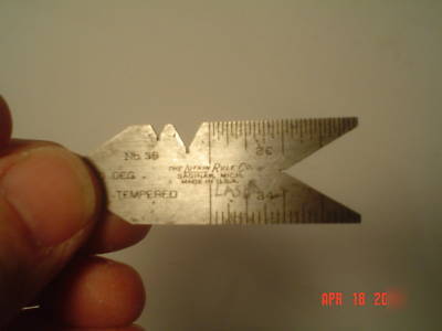 (9) machinist scales, rulers, 6