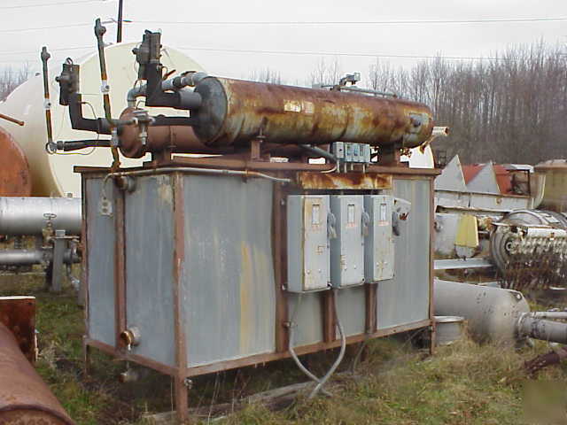 950 gallon square stainless steel tank 4' x 4' x 8' l