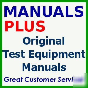 Advance/gould VM78 instruction manual - $5 shipping 