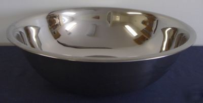 New 20 quart stainless steel mixing bowl