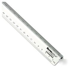 New adjustable triangular scale for engineers, 12