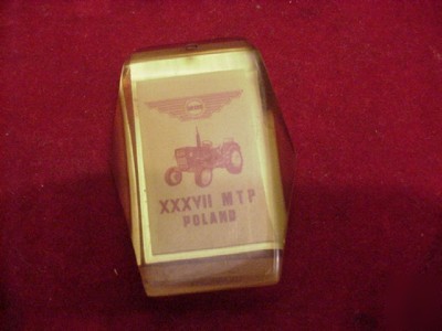 Vintage ursus xxxvii mtp poland tractor advr key chain