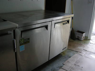  turbo air under counter freezer with stainless top 