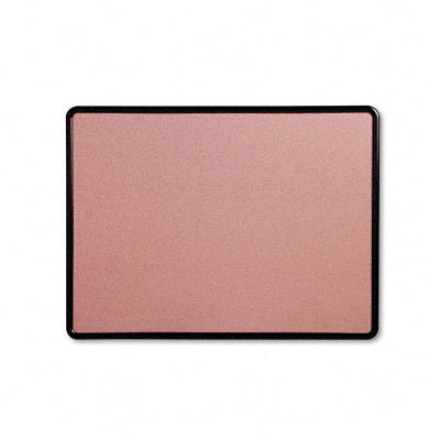 Contour fabric bulletn board mauve, plastic brgdy frame