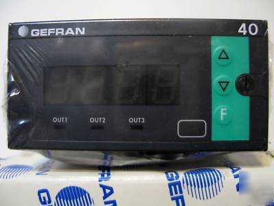 New gefran 40B series pressure/force indicator 1/8 din 