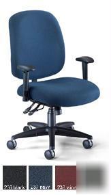 New ofm big & tall adjustable fabric office task chair