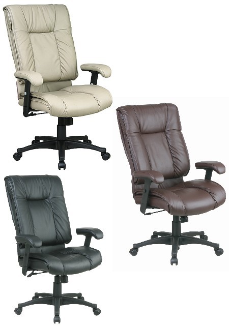 New pillow top executive highback leather desk chairs