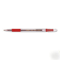 Pentel BK410-b: tko ballpoint pen, med., red no s/h