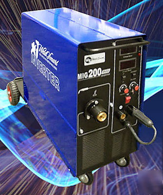 Weldsmart 200A inverter mig mag gas & gasless welder 