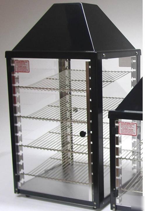 Wisco 690-25 4-shelf 1-door food warmer display cabinet