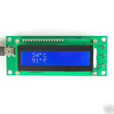 1602 lcd display usb edition iii smartie module pc case