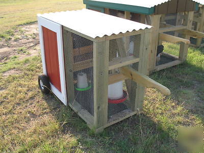 Chicken coop chicken tractor for fresh eggs, fertilizer